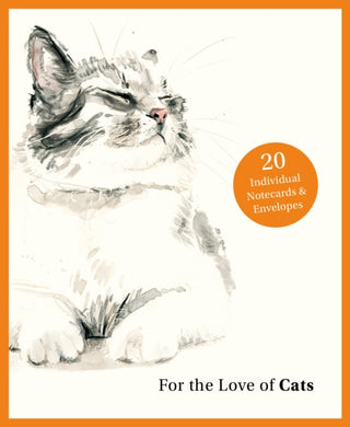 Cover image for 9781399600125 - For the Love of Cats: 20 Individual Notecards and Envelopes
