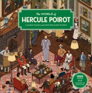 Cover image for 9781399608671 - The World of Hercule Poirot 1000 Piece Puzzle