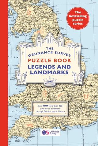 Cover image for 9781399611077 - The Ordnance Survey Puzzle Book: Legends and Landmarks