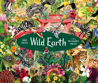 Cover image for 9781399624329 - Wild Earth 1000 Piece Jigsaw with 20 Shaped Pieces
