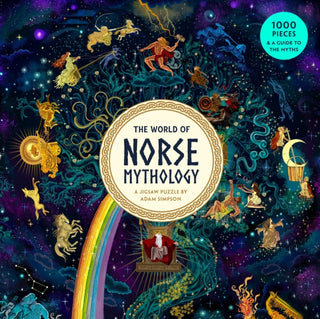 Cover image for 9781399629607 - The World of Norse Mythology A 1000-piece jigsaw puzzle