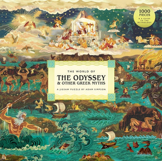 Cover image for 9781399637701 - The World of the Odyssey & Other Greek Myths: A 1000-piece jigsaw puzzle by Adam Simpson
