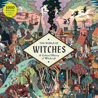 Cover image for 9781399637954 - The World of Witches: A Cultural History of Witchcraft in a 1000-piece Jigsaw Puzzle