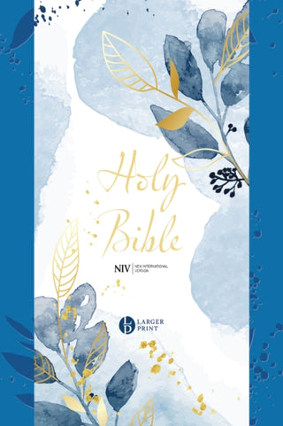 Cover image for 9781399803762 - NIV Larger Print Blue Soft-tone Bible with Zip