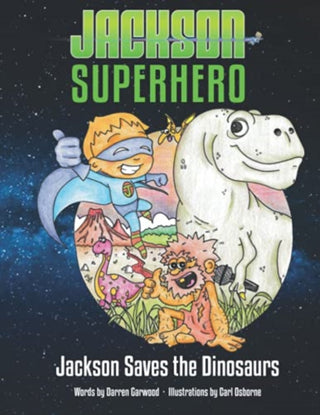 Cover image for 9781399900539 - Jackson Saves the Dinosaurs