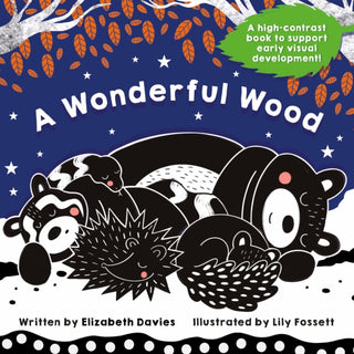 Supplemental image for 9781399984133 - A Wonderful Wood: A Black-and-White High-Contrast Storybook for Newborns and Children aged 0-5