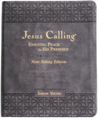 Supplemental image for 9781400213702 - Jesus Calling Note-Taking Edition, Leathersoft, Black, with Full Scriptures