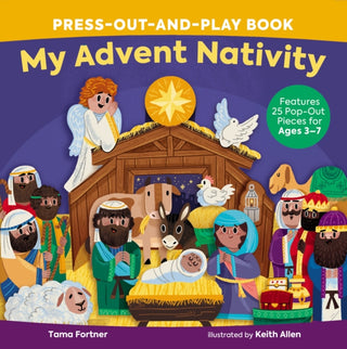 Cover image for 9781400231850 - My Advent Nativity Press-Out-and-Play Book