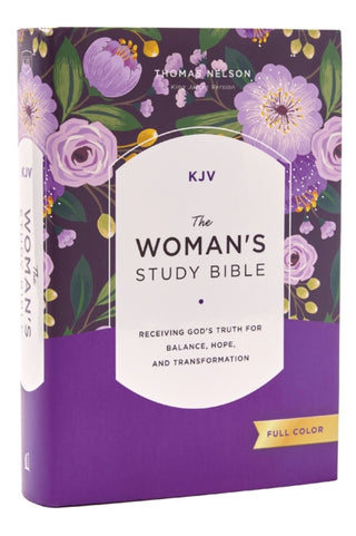 Cover image for 9781400332366 - KJV, The Woman's Study Bible, Hardcover, Red Letter, Full-Color Edition, Comfort Print