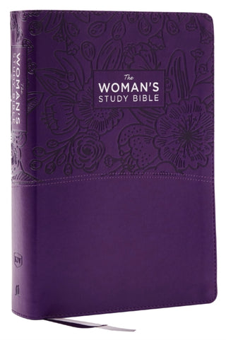 Cover image for 9781400332496 - KJV, The Woman's Study Bible, Purple Leathersoft, Red Letter, Full-Color Edition, Comfort Print (Thumb Indexed)