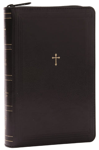 Supplemental image for 9781400333387 - NKJV Compact Paragraph-Style Bible w/ 43,000 Cross References, Black Leathersoft Zipper Closure, Red Letter, Comfort Print: Holy Bible, New King James Version