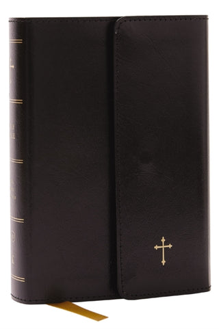 Cover image for 9781400333417 - KJV Holy Bible: Compact with 43,000 Cross References, Black Leatherflex with flap, Red Letter, Comfort Print: King James Version