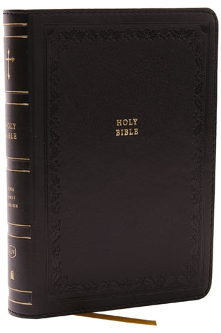 Cover image for 9781400333455 - KJV Holy Bible: Compact with 43,000 Cross References, Black Leathersoft, Red Letter, Comfort Print: King James Version