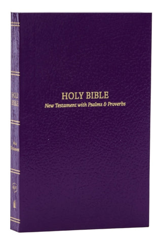 Supplemental image for 9781400334834 - KJV Holy Bible: Pocket New Testament with Psalms and Proverbs, Purple Softcover, Red Letter, Comfort Print: King James Version