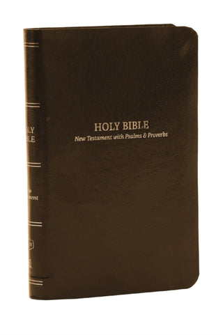 Supplemental image for 9781400334858 - KJV Holy Bible: Pocket New Testament with Psalms and Proverbs, Brown Leatherflex, Red Letter, Comfort Print: King James Version