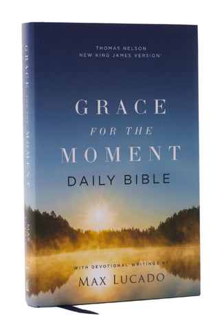 Cover image for 9781400335886 - NKJV, Grace for the Moment Daily Bible, Hardcover, Comfort Print