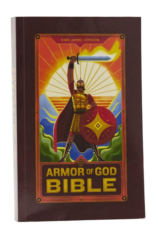 Cover image for 9781400336784 - KJV Armor of God Bible, Softcover (Children’s Bible, Red Letter, Comfort Print, Holy Bible): King James Version