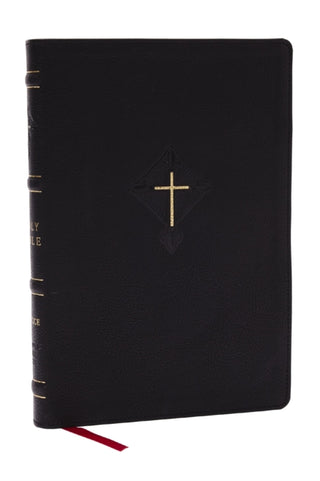 Cover image for 9781400337552 - RSV2CE, Thinline Large Print Catholic Bible, Black Leathersoft, Comfort Print