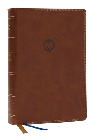 Cover image for 9781400338023 - Enduring Word Study Bible: Pastoral Commentary from Every Chapter of the Bible (NKJV, Brown Leathersoft, Red Letter, Comfort Print)