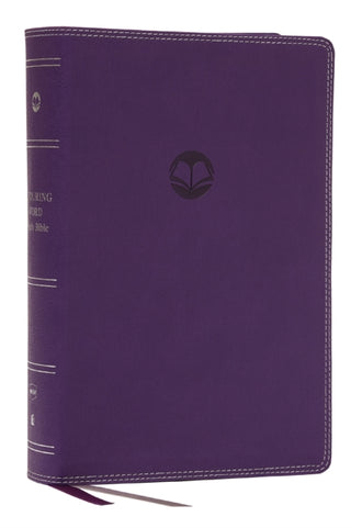 Cover image for 9781400338054 - Enduring Word Study Bible: Pastoral Commentary from Every Chapter of the Bible (NKJV, Purple Leathersoft, Red Letter, Comfort Print, Thumb Indexed)