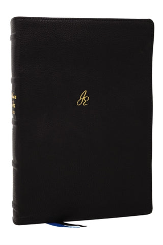 Cover image for 9781400339600 - The Jonathan Edwards Study Bible: Experience Abiding Joy in Christ (NKJV, Black Genuine Leather, Red Letter, Comfort Print)