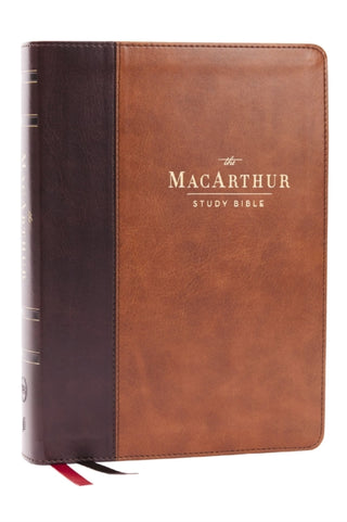 Supplemental image for 9781400339747 - LSB, MacArthur Study Bible, Brown Leathersoft, Comfort Print, Thumb Indexed