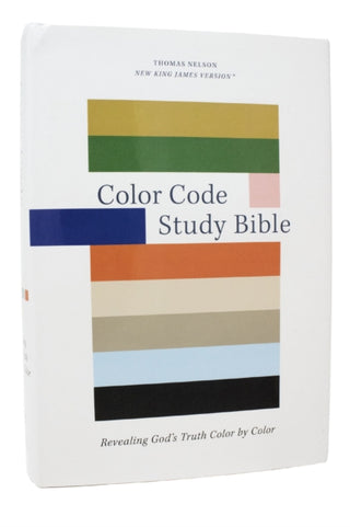 Cover image for 9781400341382 - Color Code Study Bible, Revealing God's Truth Color by Color (NKJV, Hardcover, Red Letter)