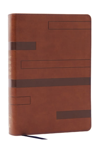 Cover image for 9781400341399 - Color Code Study Bible, Revealing God's Truth Color by Color (NKJV, Brown Leathersoft, Red Letter)