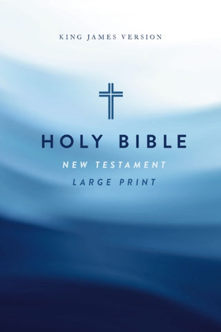 Cover image for 9781400343676 - KJV Large Print Outreach New Testament Bible, Cross Softcover, Comfort Print
