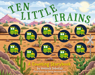 Cover image for 9781400344567 - Ten Little Trains