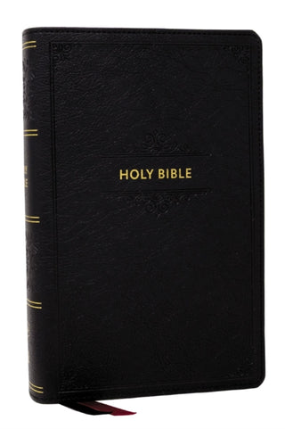 Cover image for 9781400347834 - KJV Personal Size Large Print End-of-Verse Reference Bible, Black Leathersoft, Red Letter, Comfort Print