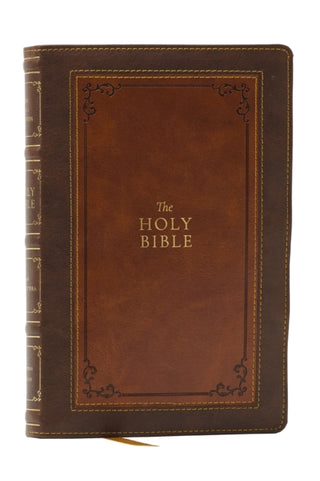 Cover image for 9781400349425 - 1611 KJV with Apocrypha, Brown Leathersoft