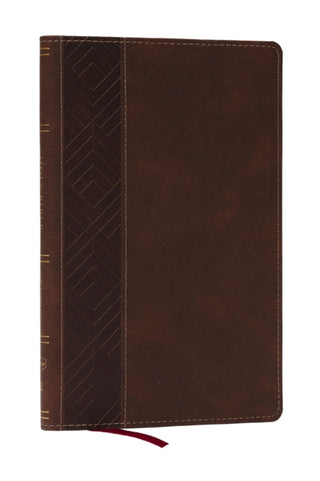 Cover image for 9781400350063 - KJV, Personal Size New Testament, Brown Leathersoft, Red Letter, Comfort Print
