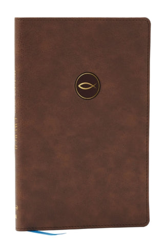 Cover image for 9781400350438 - Spurgeon and the Church: Acts through Revelation with Devotions from Charles Spurgeon (NKJV, Brown Leathersoft, Comfort Print)