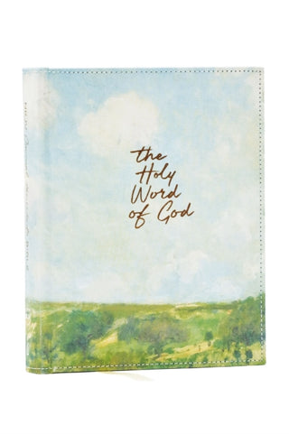 Cover image for 9781400352326 - NKJV, Journal the Word Bible: Reflect, Journal or Create Art Next to Your Favorite Verses (Cloth over board, Red Letter, Comfort Print)