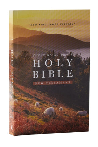 Cover image for 9781400353163 - NKJV Super Giant Print New Testament, Softcover, Red Letter, Comfort Print