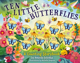 Cover image for 9781400355594 - Ten Little Butterflies