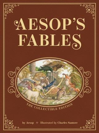 Cover image for 9781400355617 - Aesop’s Fables: The Collectible Leather Edition