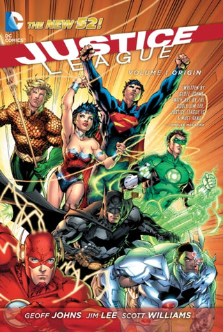 Cover image for 9781401237882 - Justice League Vol. 1: Origin (The New 52)