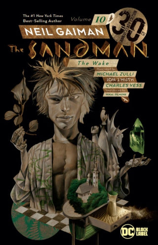 Cover image for 9781401292034 - Sandman Vol. 10: The Wake 30th Anniversary Edition