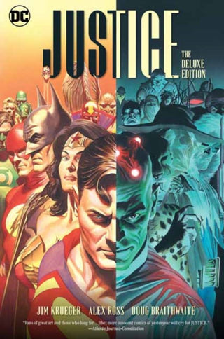 Cover image for 9781401293437 - Justice: The Deluxe Edition