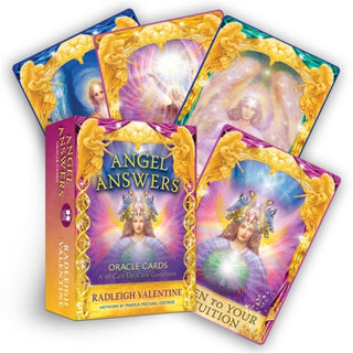 Cover image for 9781401959241 - Angel Answers Oracle Cards