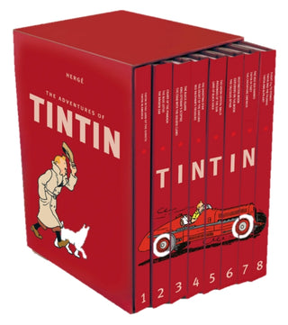Cover image for 9781405278454 - The Adventures of Tintin – Compact Editions – The Tintin Collection: 8 Book Box-Set