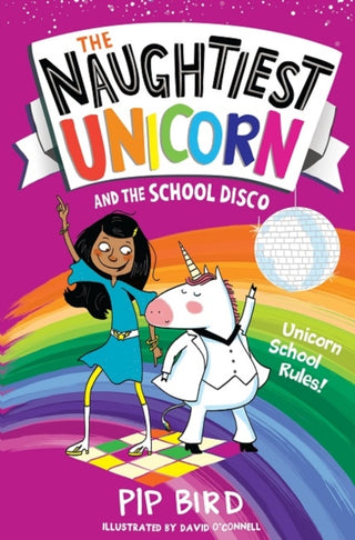 Cover image for 9781405294812 - The Naughtiest Unicorn and the School Disco