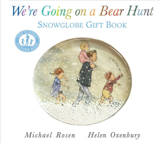 Cover image for 9781406377736 - We're Going on a Bear Hunt: Snowglobe Gift Book