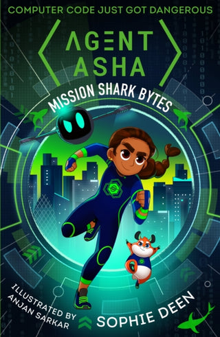 Cover image for 9781406382723 - Agent Asha: Mission Shark Bytes