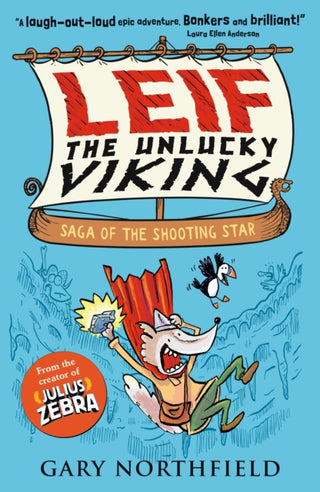 Cover image for 9781406383416 - Leif the Unlucky Viking: Saga of the Shooting Star