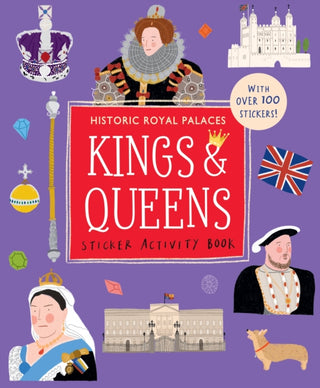 Cover image for 9781406390995 - Kings and Queens Sticker Activity Book