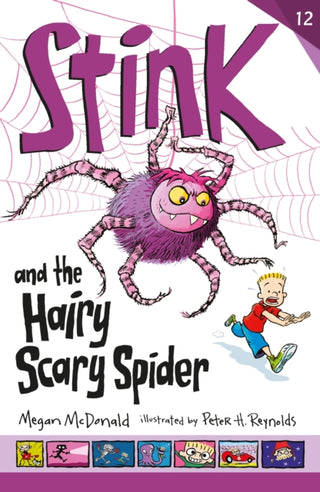 Cover image for 9781406392845 - Stink and the Hairy Scary Spider