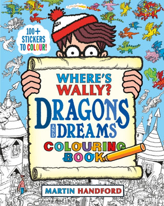Cover image for 9781406399981 - Where's Wally? Dragons and Dreams Colouring Book